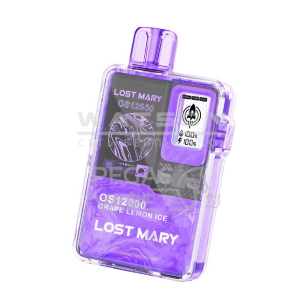 Электронная сигарета LOST MARY OS 12000 (Виноград лимон лед) - Купить с доставкой в Красногорске