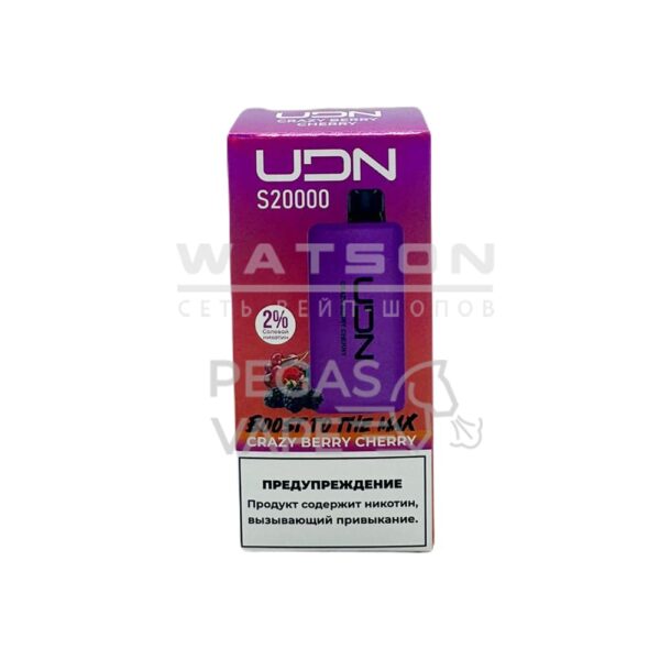 Электронная сигарета UDN S 20000 (Взрывная ягода вишня) - Купить с доставкой в Красногорске