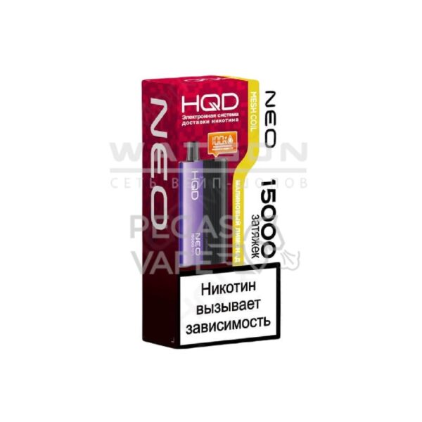 Электронная сигарета HQD NEO 15000 (Малиновый лимонад) - Купить с доставкой в Красногорске