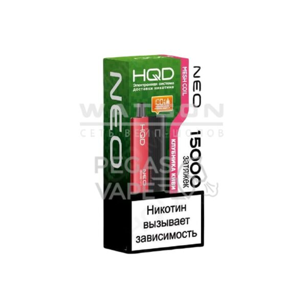 Электронная сигарета HQD NEO 15000 (Клубника киви) - Купить с доставкой в Красногорске