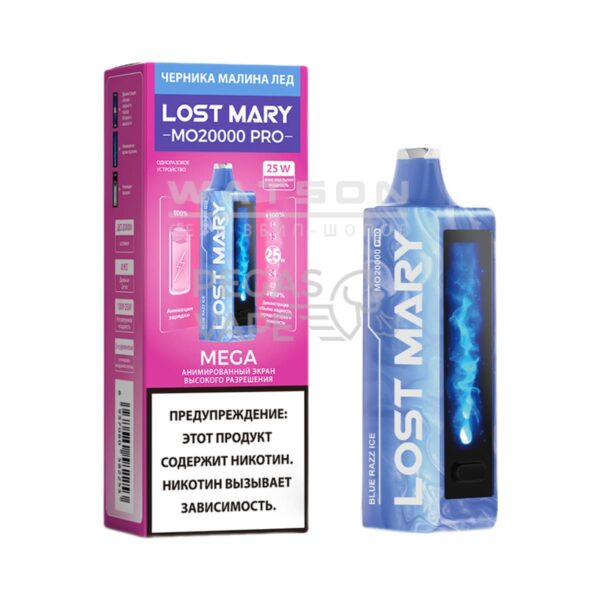 Электронная сигарета LOST MARY MO 20000 (Черника малина лед) - Купить с доставкой в Красногорске