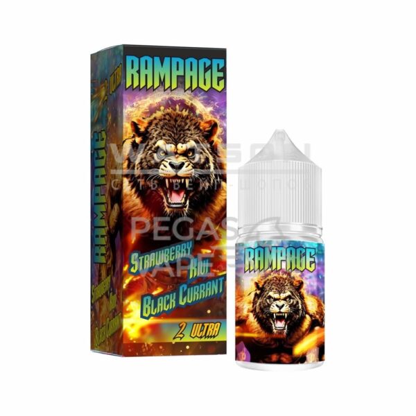 Жидкость RAMPAGE Ultra 2 Strawberry Kiwi Black Currant (Клубника Киви Черная Смородина) 30 мл 2% (20 мг/мл) Strong - Купить с доставкой в Красногорске