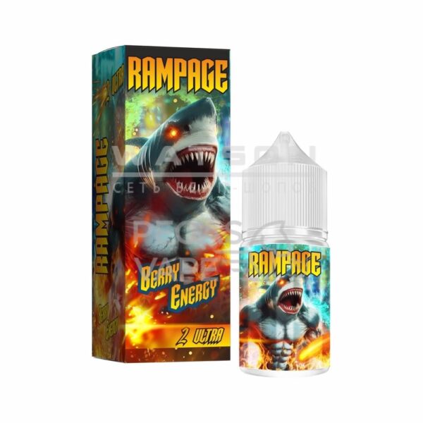 Жидкость RAMPAGE Ultra 2 Berry Energy (Ягодный энергетик) 30 мл 2% (20 мг/мл) Strong - Купить с доставкой в Красногорске