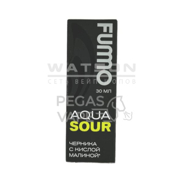 Жидкость FUMMO AQUA SOUR (Черника с кислой малиной) 30 мл 2% (20 мг/мл) - Купить с доставкой в Красногорске