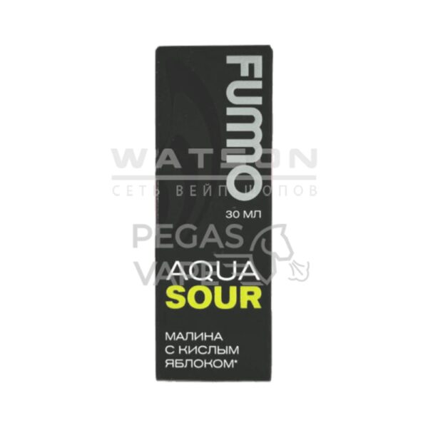 Жидкость FUMMO AQUA SOUR (Малина с кислым яблоком) 30 мл 2% (20 мг/мл) - Купить с доставкой в Красногорске