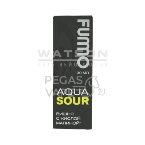 Жидкость FUMMO AQUA SOUR (Вишня с кислой малиной) 30 мл 2% (20 мг/мл) - Купить с доставкой в Красногорске