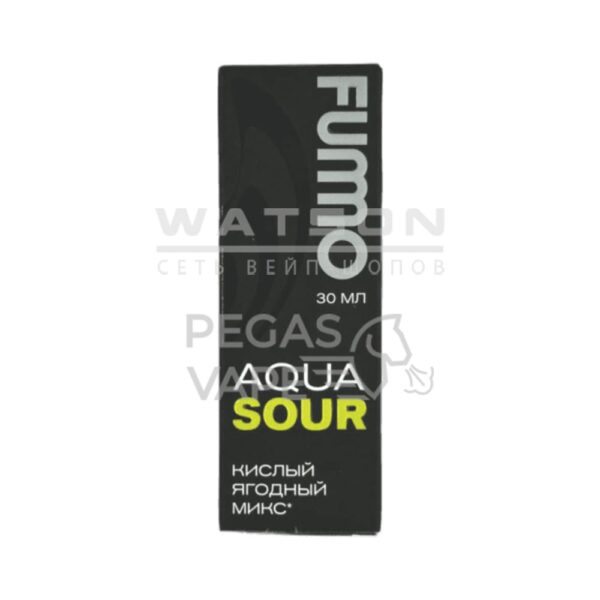 Жидкость FUMMO AQUA SOUR (Кислый ягодный микс) 30 мл 2% (20 мг/мл) - Купить с доставкой в Красногорске