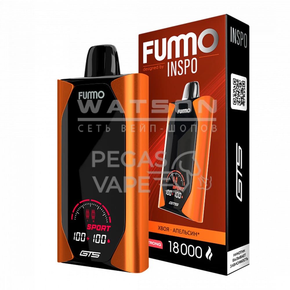 Электронная сигарета Fummo GTS 18000 (Хвоя апельсин) Электронная сигарета Fummo GTS 18000 (Хвоя апельсин) - Купить с доставкой в Красногорске