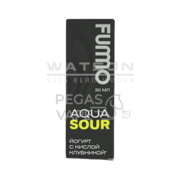 Жидкость FUMMO AQUA SOUR (Йогурт с кислой клубникой) 30 мл 2% (20 мг/мл) - Купить с доставкой в Красногорске