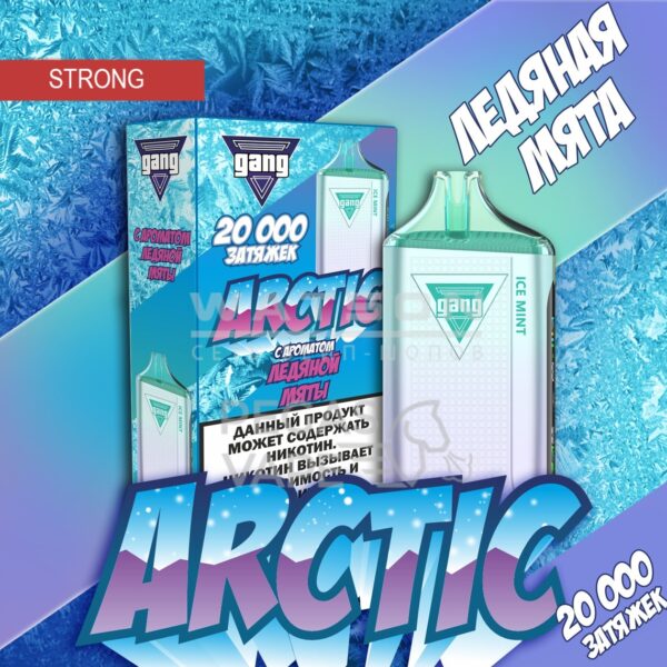 Электронная сигарета GANG ARCTIC 20000 (Ледяная мята) - Купить с доставкой в Красногорске