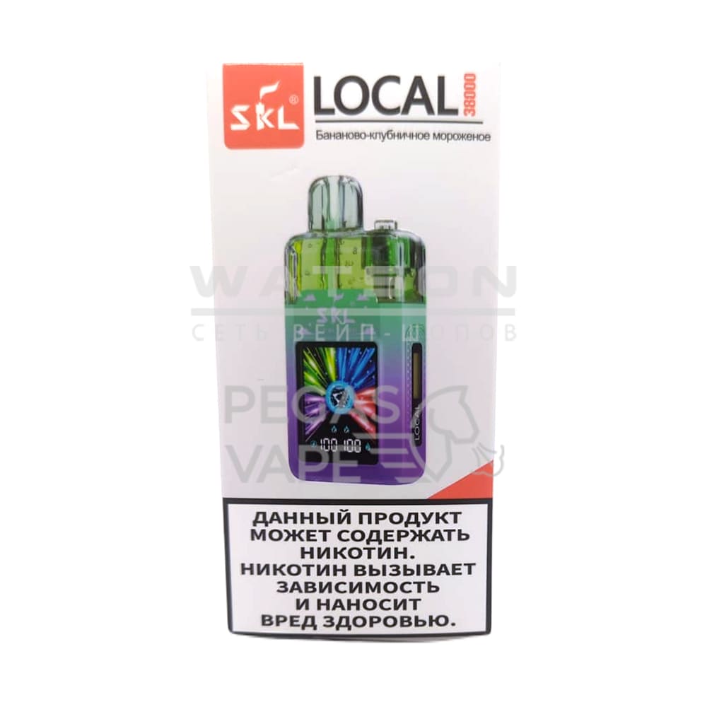 Электронная сигарета SKL LOCAL 38000 (Бананово-клубничное мороженое) Электронная сигарета SKL LOCAL 38000 (Бананово-клубничное мороженое) - Купить с доставкой в Красногорске