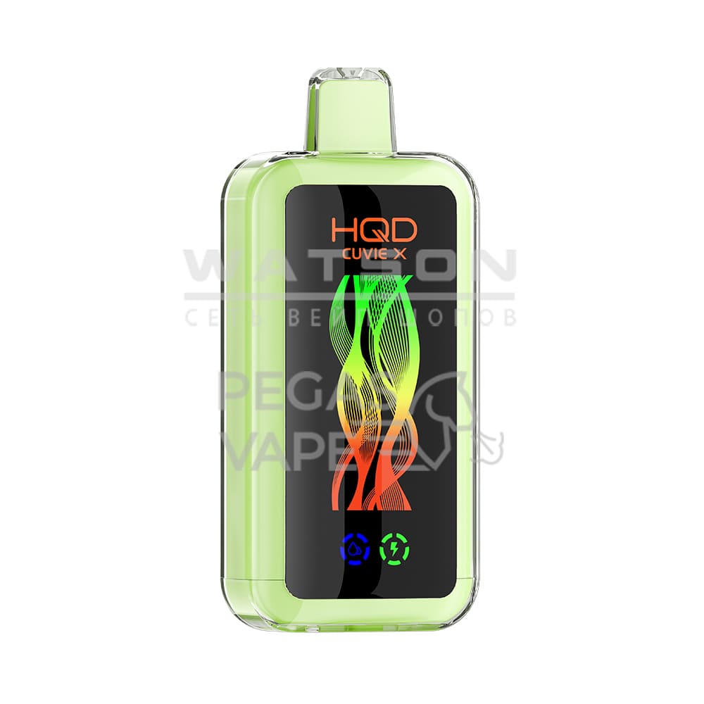 Электронная сигарета HQD CUVIE X 20000 (Кислое зеленое яблоко и киви) Электронная сигарета HQD CUVIE X 20000 (Кислое зеленое яблоко и киви) - Купить с доставкой в Красногорске