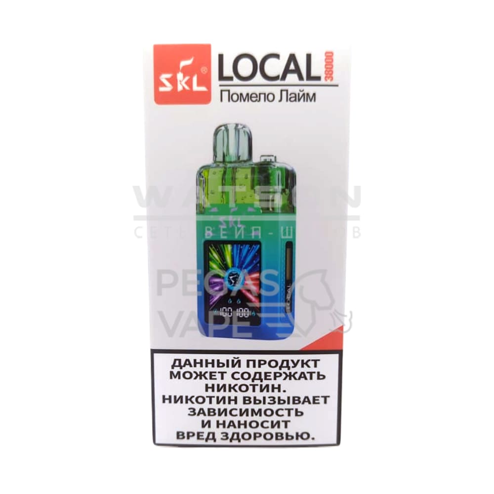 Электронная сигарета SKL LOCAL 38000 (Помело Лайм) Электронная сигарета SKL LOCAL 38000 (Помело Лайм) - Купить с доставкой в Красногорске