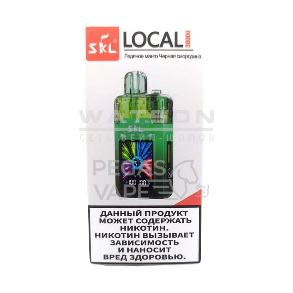 Электронная сигарета SKL LOCAL 38000 (Ледяное манго черная смородина) Электронная сигарета SKL LOCAL 38000 (Ледяное манго черная смородина) - Купить с доставкой в Красногорске