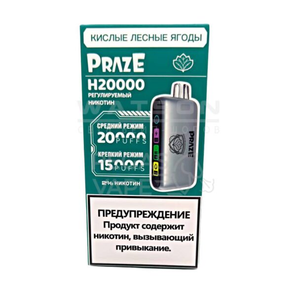 Электронная сигарета Praze H20000 (Кислые лесные ягоды) - Купить с доставкой в Красногорске