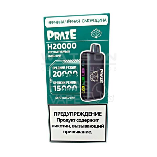 Электронная сигарета Praze H20000 (Черника черная смородина) - Купить с доставкой в Красногорске